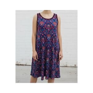 Ann Taylor Loft Rayon Red Paisley Size XS